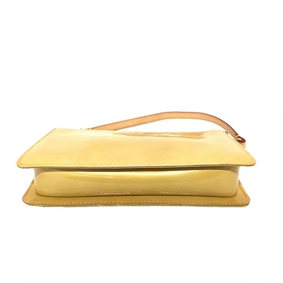 NEW AUTH LOUIS VUITTON LEXINGTON YELLOW MINI BAG VERNICE LV POUCHETTE +DUSTBAG - Picture 8 of 16